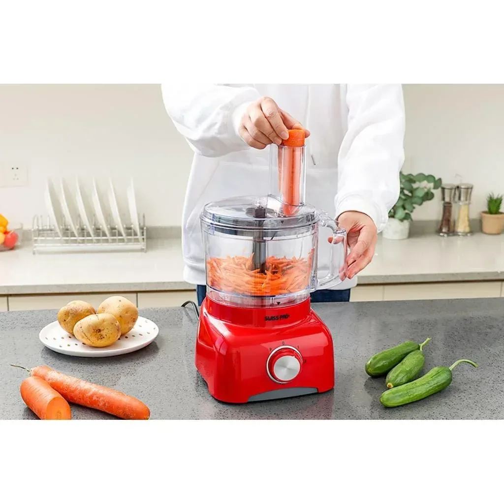 Küchenmaschine - 600W - 1,2L - Rot