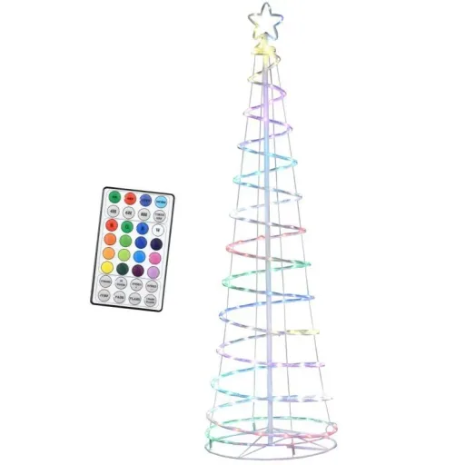 LED Spiralbaum Weihnachtsbaum mit 135 Mini-Lichtern Christbaum Lichterbaum