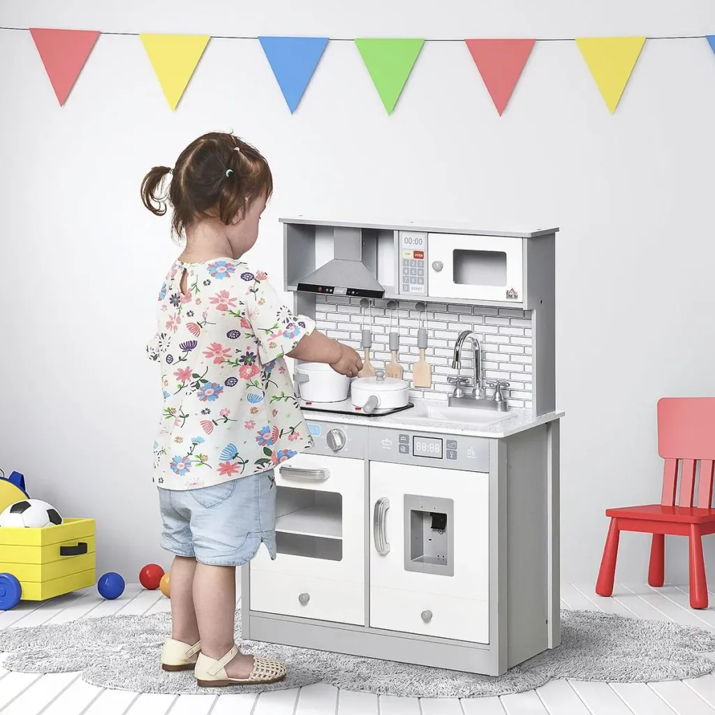 Kinderküche 60 cm x 29 cm x 84 cm