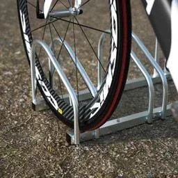 2 Stück Fahrradträger - Fahrradschuppen für 12 Fahrräder - 160x32x27 cm - Fahrradträger aus Metall