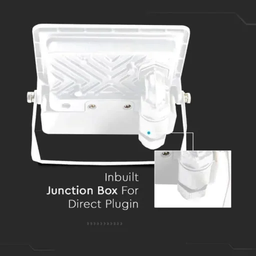 VT-128S LED-Flutlicht mit Sensor - 20 W - 1510 Lm - 6500K - Weiß
