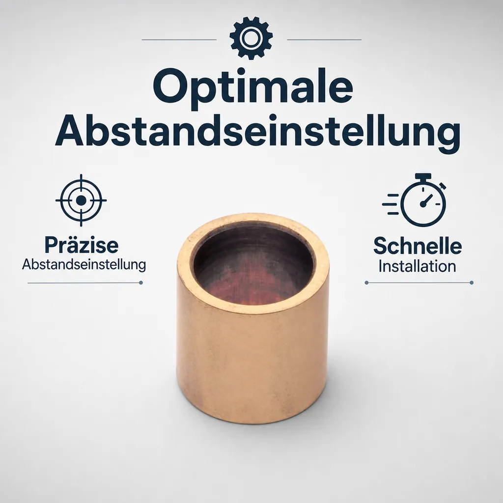 Distanzhülse, Abstandshalter, Abstandshülse- für Schankhahn, Gewinde, Messing, 40mm