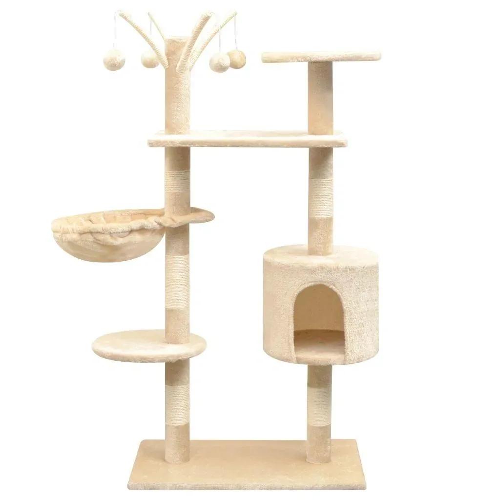 Sisal-Kratzbaum 125 cm beige
