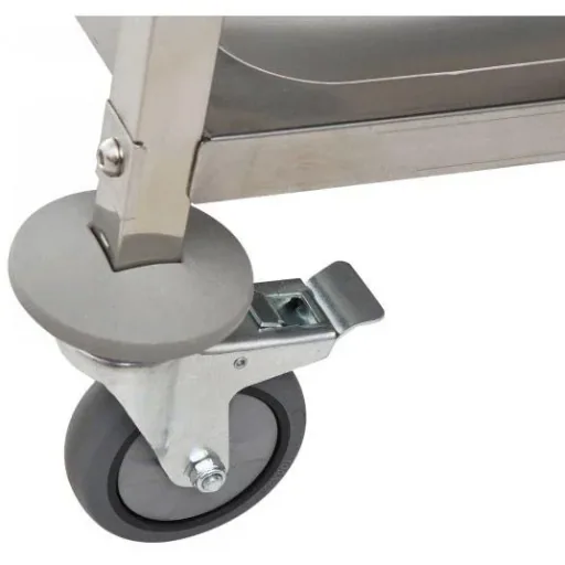 Servierwagen Küchenwagen 3 Ablage Silber