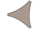 Garten-Sonnensegel Dreieck 3,6 X 3,6 X 3,6 m Farbe: Taupe