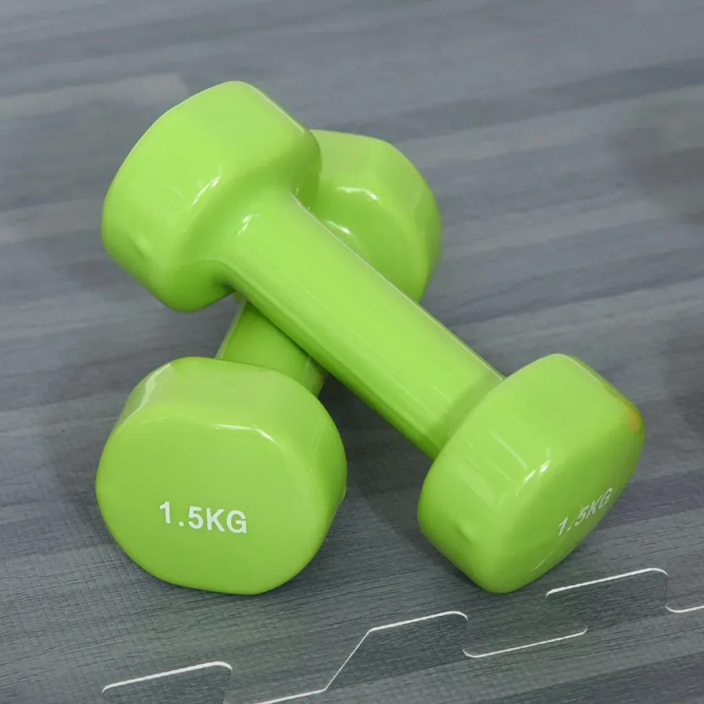 Hantel Set 6 kg bunt