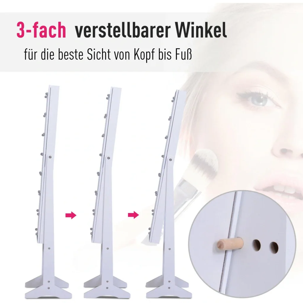 LED Schmuckschrank mit Spiegel