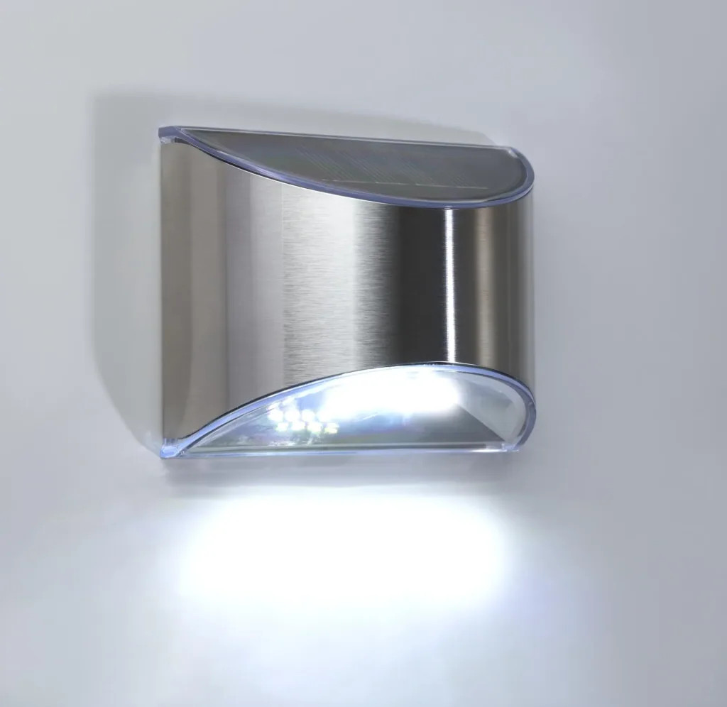 2er Set Solar Wandleuchte