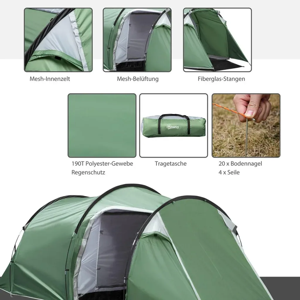 Campingzelt für 3-4 Personen