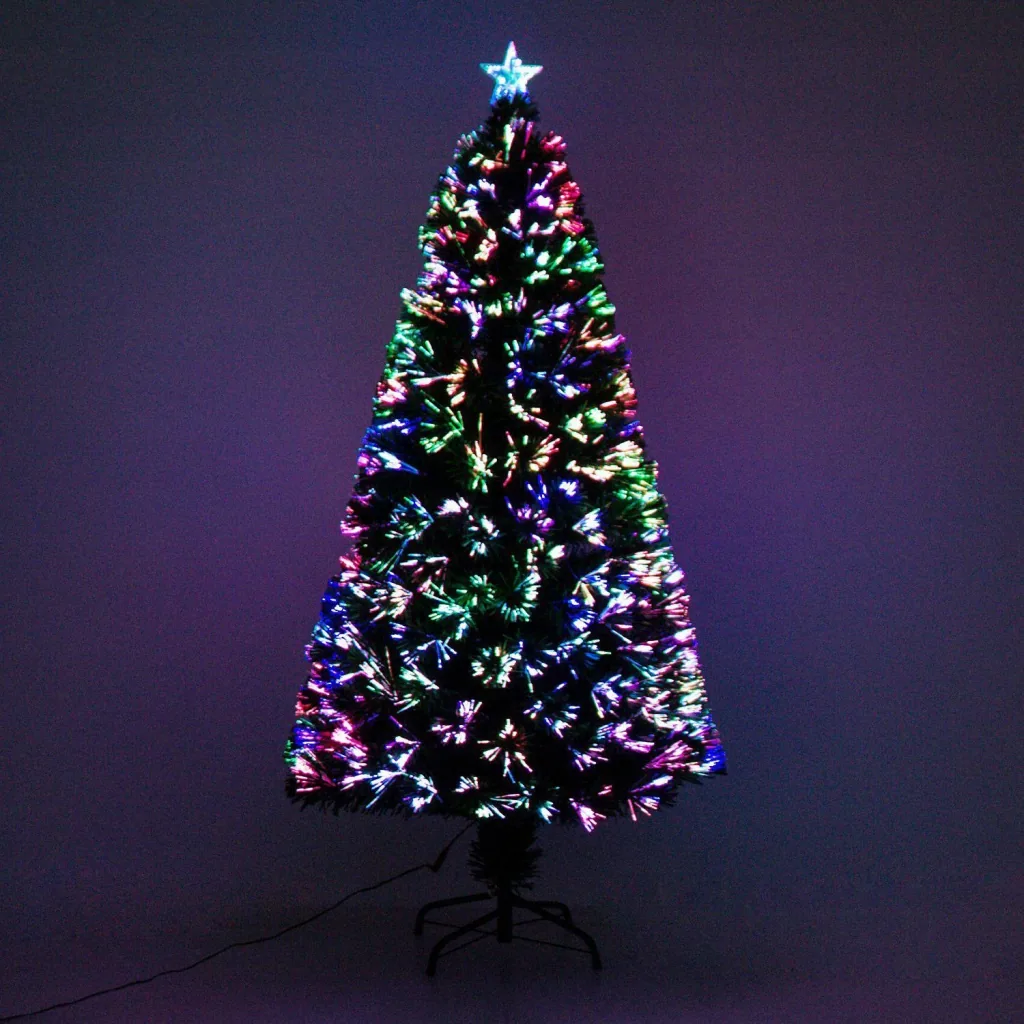 Weihnachtsbaum Christbaum Lichtfaser 150cm Grün