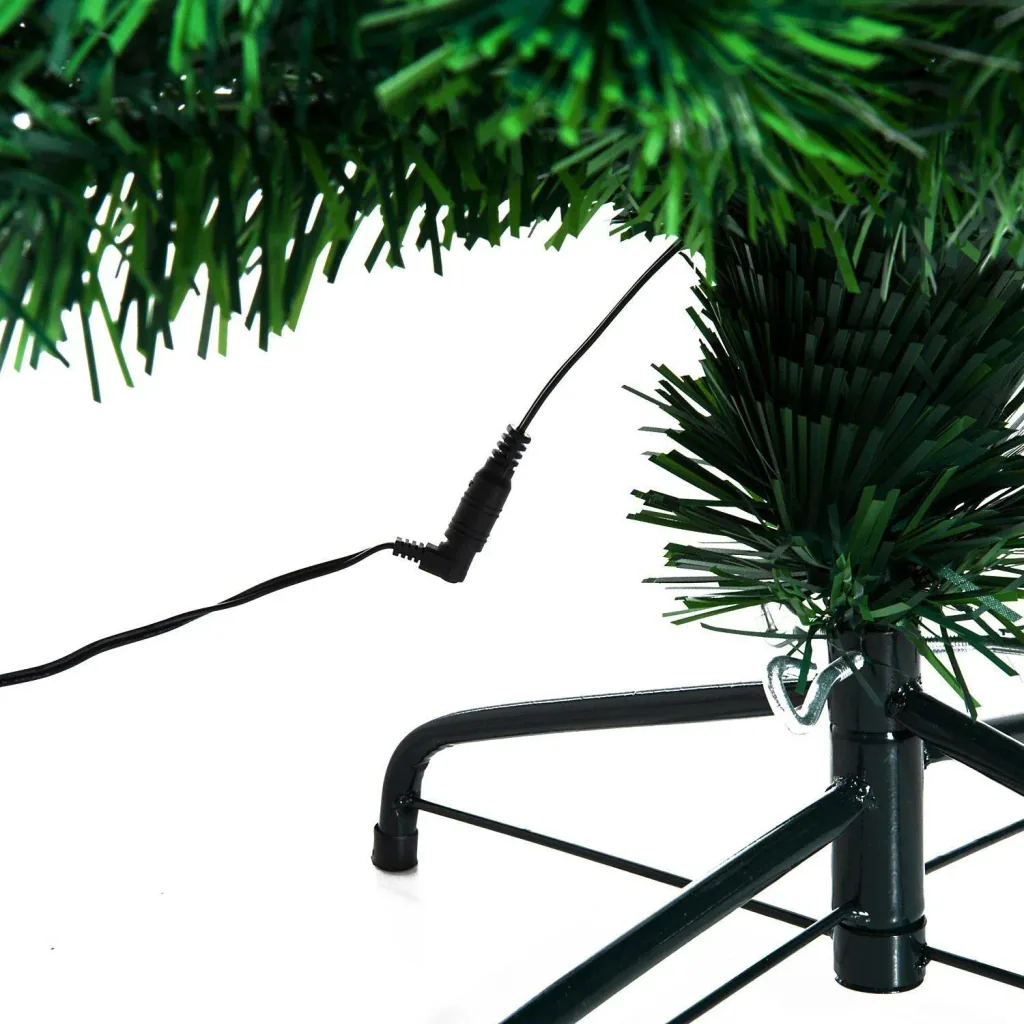 Weihnachtsbaum Christbaum Lichtfaser 150cm Grün
