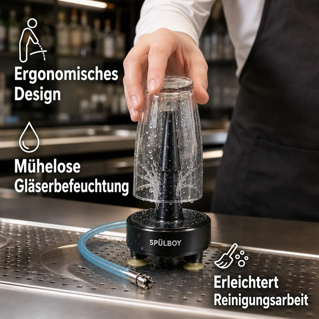 Glasspüler, Gläserdusche - Original SPÜLBOY
