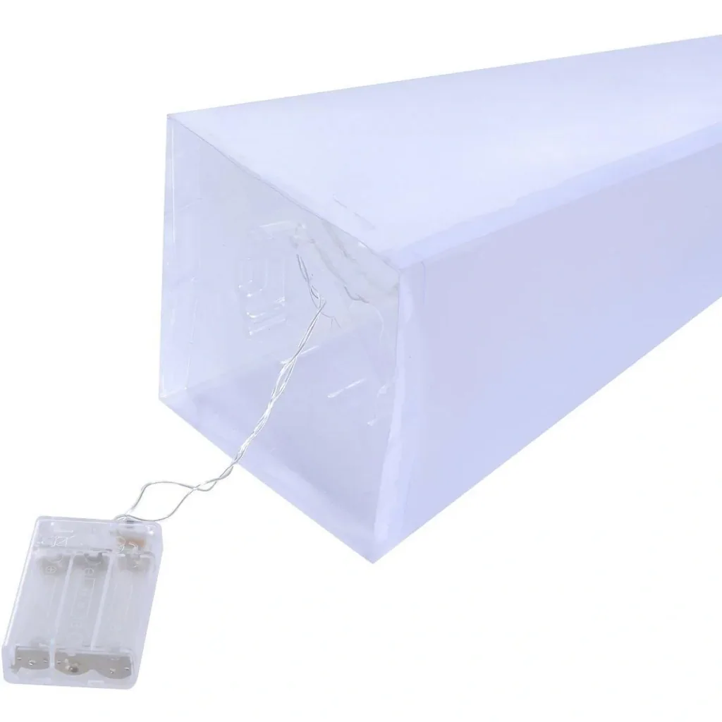 LED Leuchtpyramide 60cm 3D Hologramm Stern Pyramidenleuchte