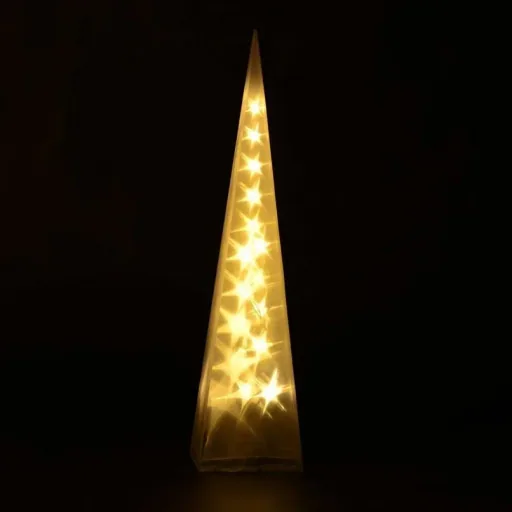 LED Leuchtpyramide 60cm 3D Hologramm Stern Pyramidenleuchte