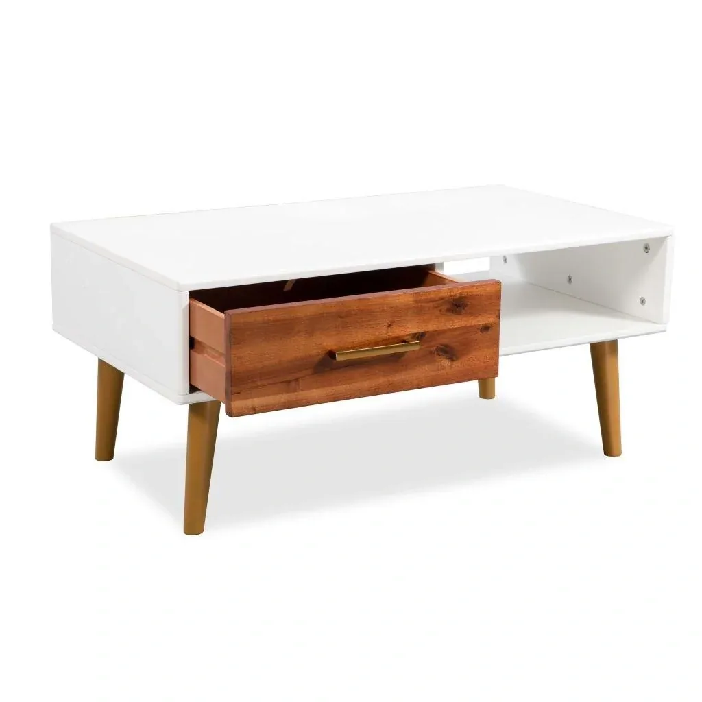 Couchtisch 90x50x40 cm Akazienholz massiv