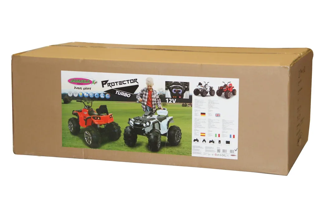 Ride-on Quad Protector für Kinder, 12 Volt, Rot