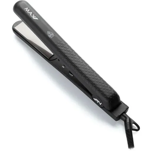 Max Pro Gloss Stylingzange Schwarz inkl. Schutztasche