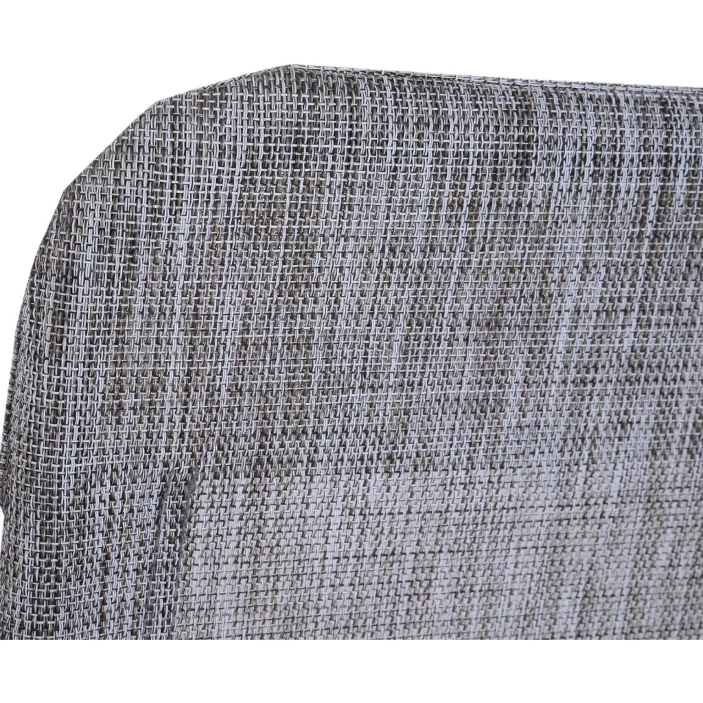 2er-Set Balkonstuhl Gartenstuhl Schwingstuhl Freischwinger wetterfest Grau 61 x 51 x 86 cm