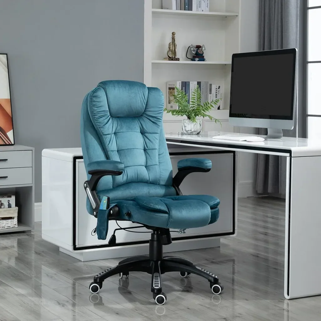 Massagesessel Chefsessel mit Massagefunktion höhenverstellbarer Drehstuhl ergonomischer Gamingstuhl Bürostuhl massage Bl