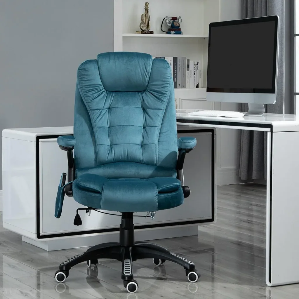 Massagesessel Chefsessel mit Massagefunktion höhenverstellbarer Drehstuhl ergonomischer Gamingstuhl Bürostuhl massage Bl