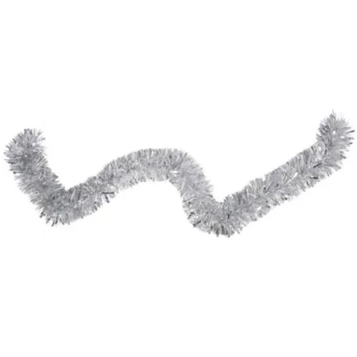 Weihnachtsgirlande - Silber 2 Meter - Ø15 cm
