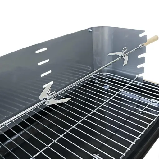 BBQ-Grill - Mit Rädern und Arbeitsplatte - 55x35cm
