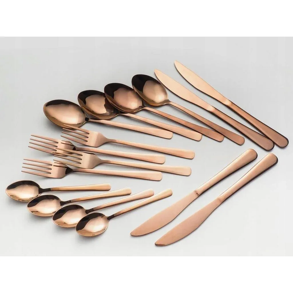 Besteckset - 16 Teile - 4 Personen - Kupfer