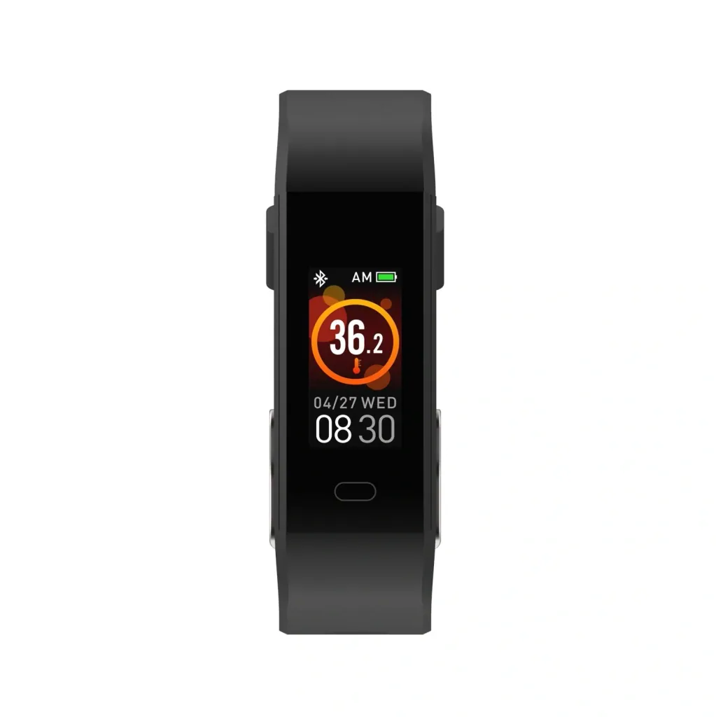 Fitnessarmband mit Herzsensor und Körpertemperatursensor