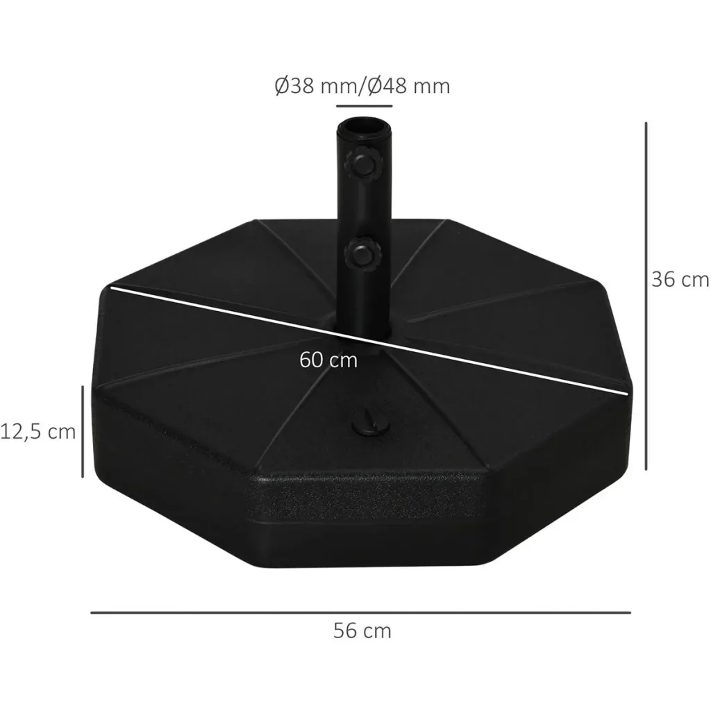 Sonnenschirmständer 40 kg Schirmst