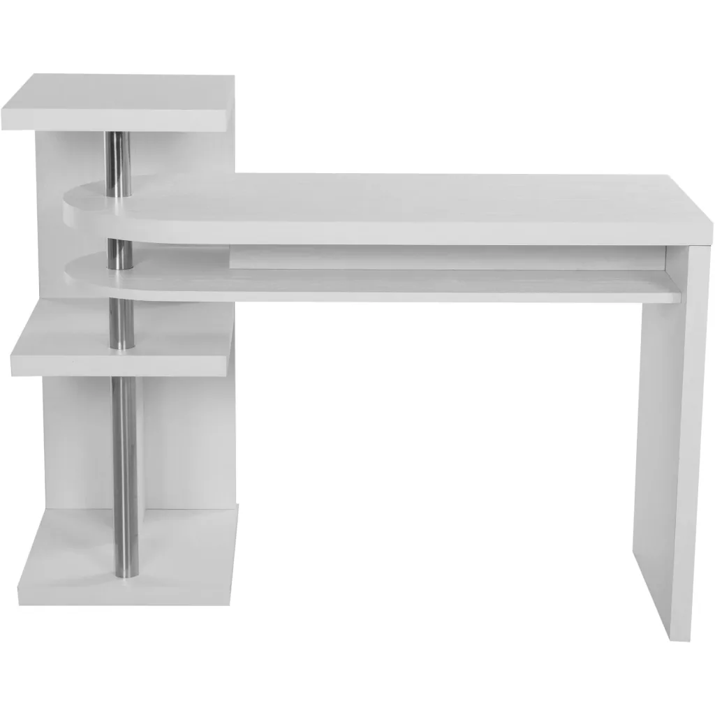Schreibtisch L/I-Form, weiß