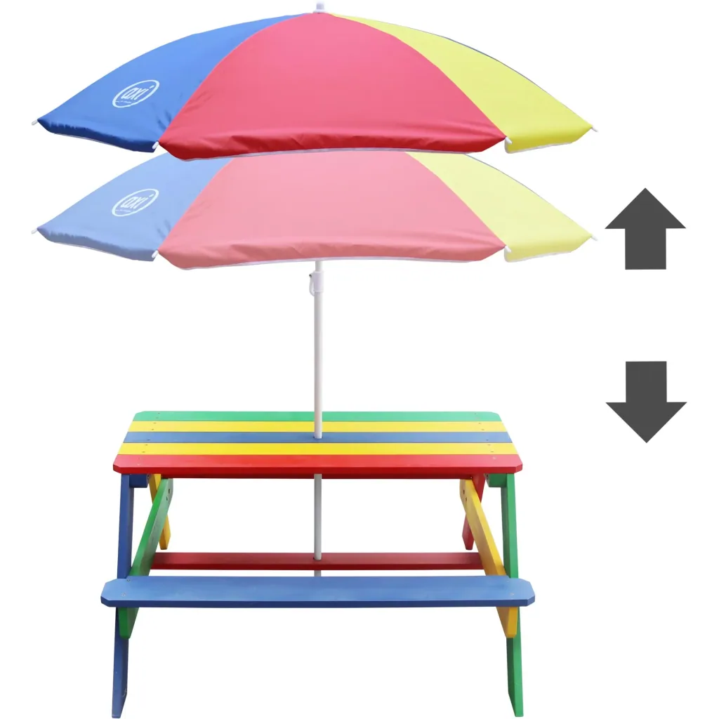Nick Picknicktisch Regenbogen