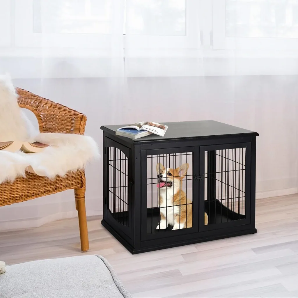 Pawhut Hundekäfig mit 2 Türen
