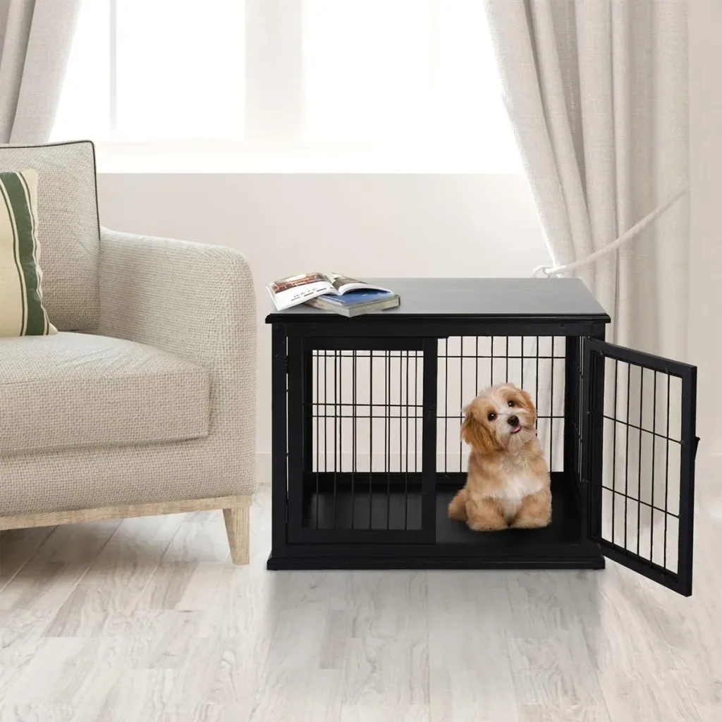 Pawhut Hundekäfig mit 2 Türen