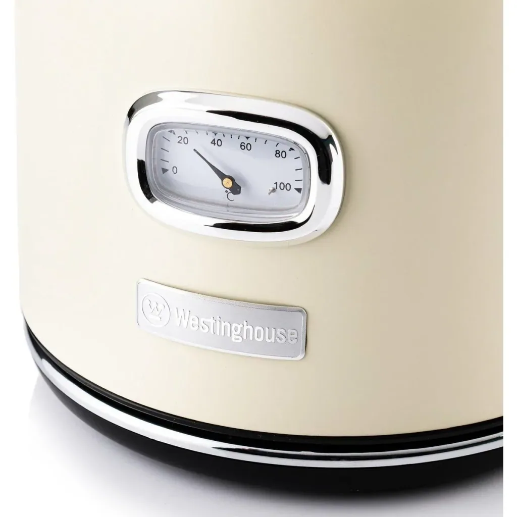 Retro-Wasserkocher - 1,7 Liter - Weiß