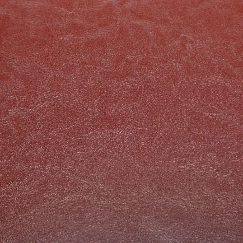 Schalensitz mit Ottomane Kunstleder weinrot