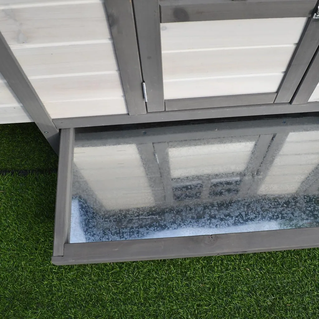 Hühnerstall mit Freigehege