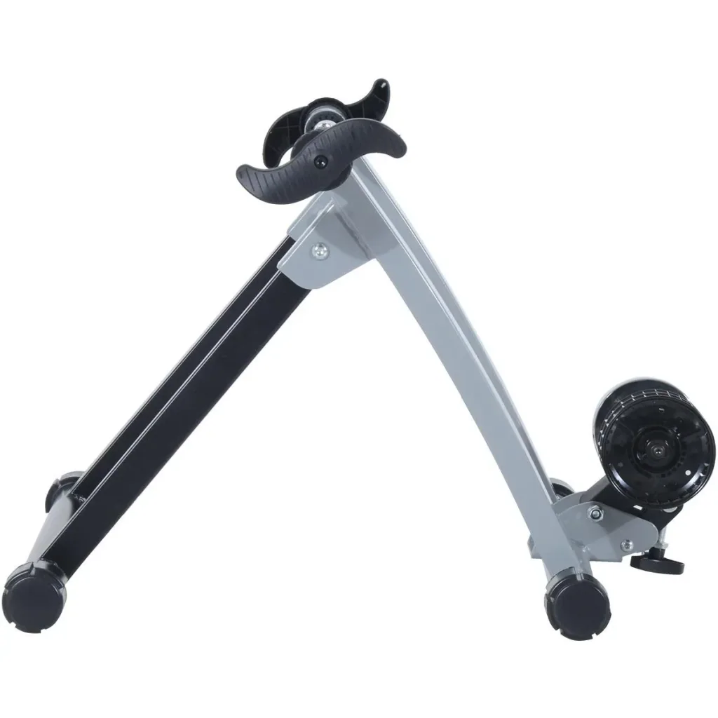 Heimtrainer mit Luftwiderstandsbremse silber/schwarz