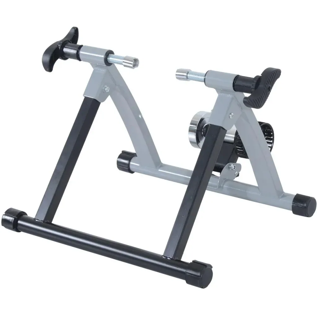 Heimtrainer mit Luftwiderstandsbremse silber/schwarz