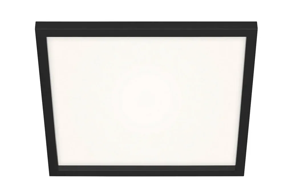 LED Deckenleuchte, viereckig, 44,5 cm CCT, 24 Watt, schwarz