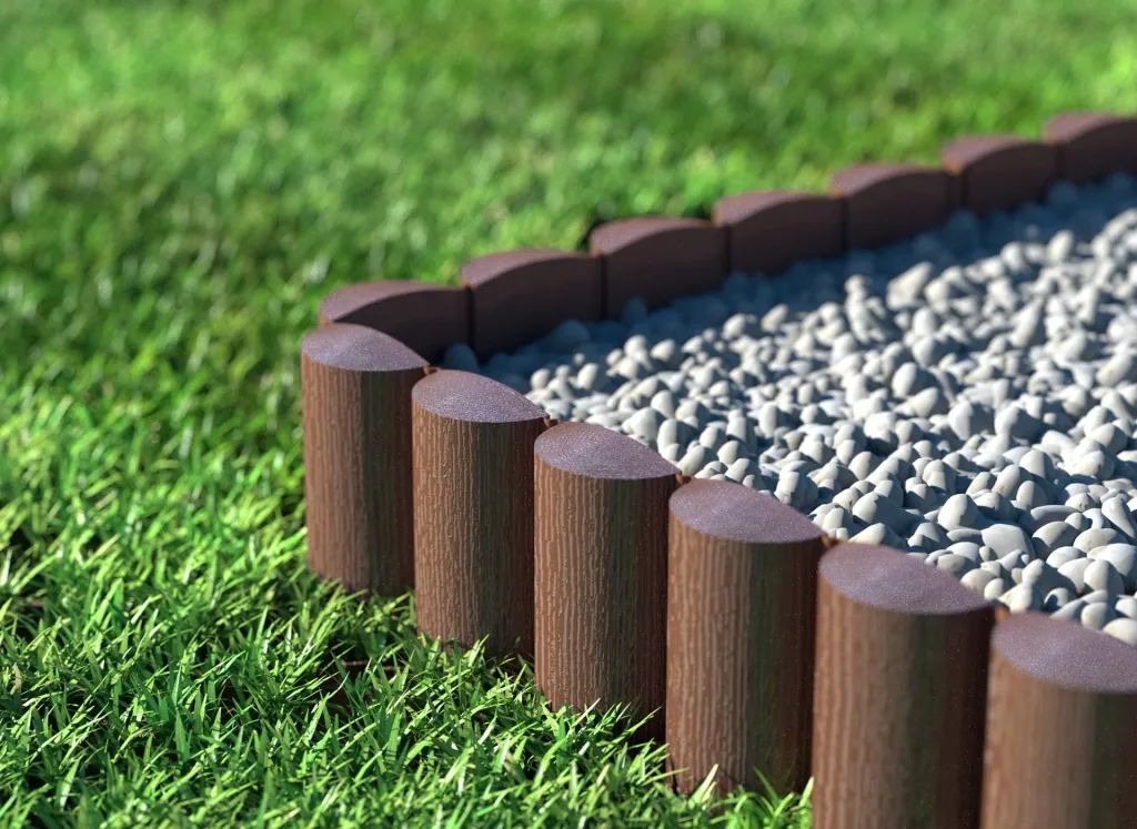 Gartenpalisade 2,4 m ECO braun