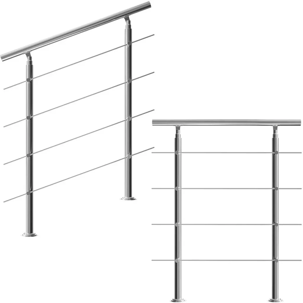 Handlauf Edelstahl - 3,3ft - 4 Stringer