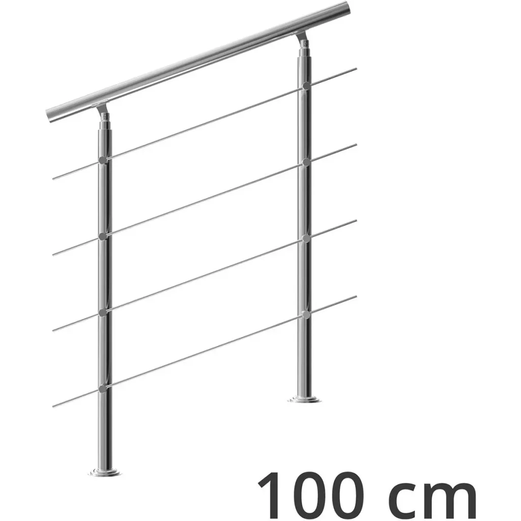 Handlauf Edelstahl - 3,3ft - 4 Stringer