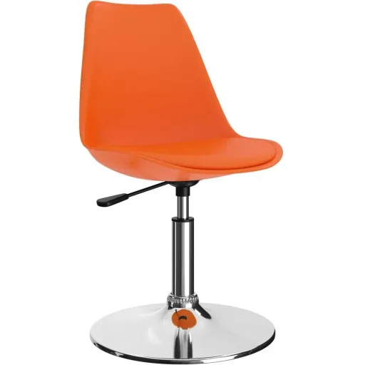Esszimmerstühle 2-Sitzer Kunstleder orange