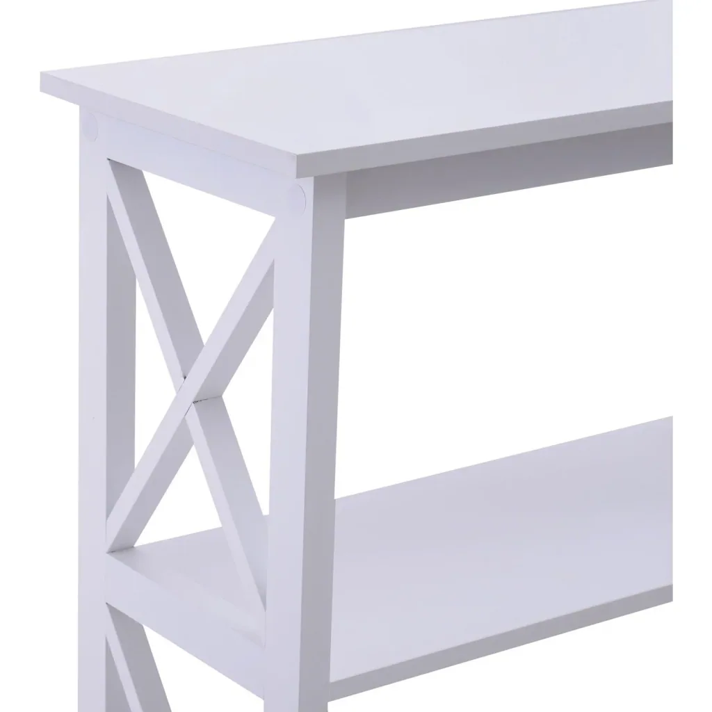 Standregal Bücherregal Dekoregal 3 Fächer offen MDF Weiß 70 x 30 x 113 cm