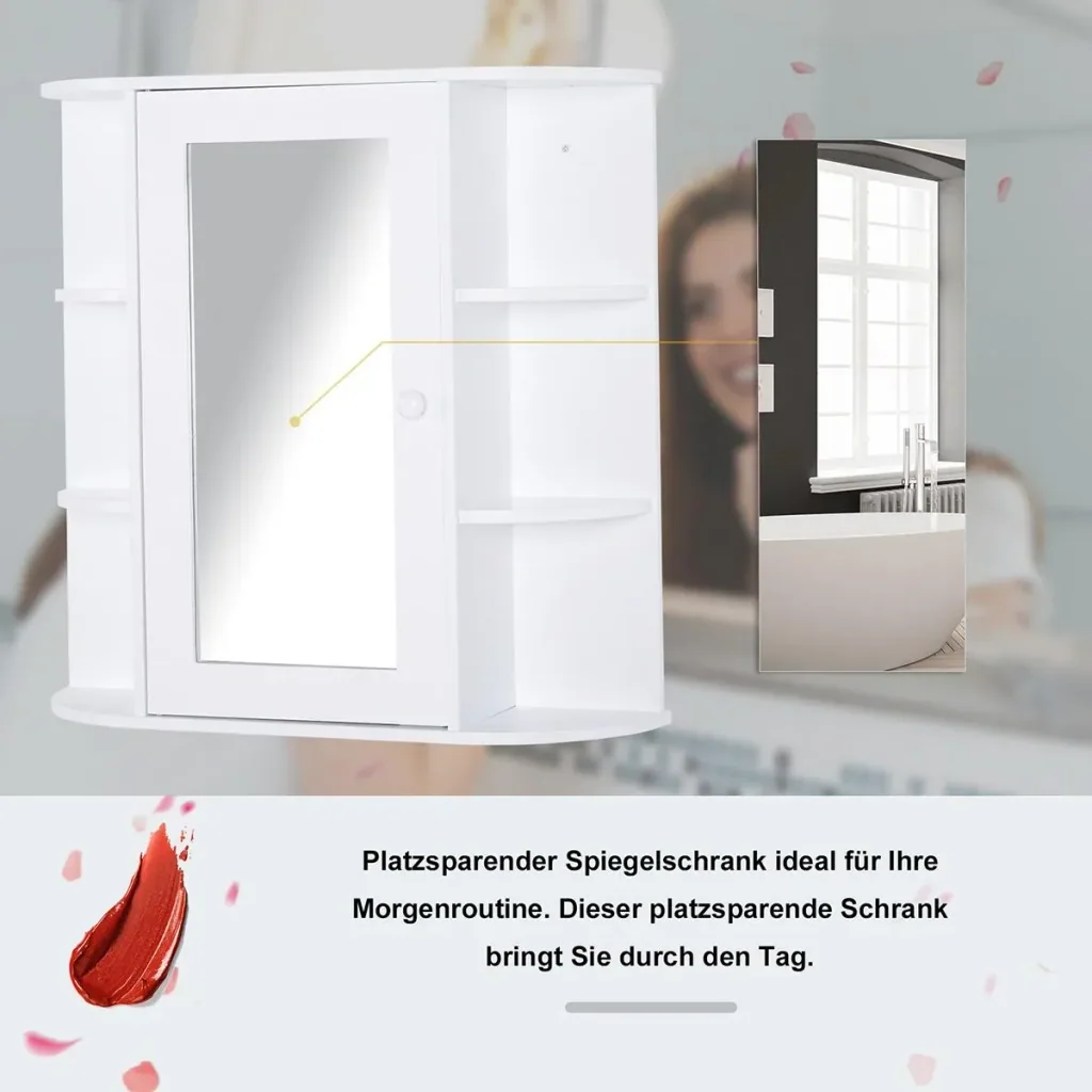 Spiegelschrank weiß