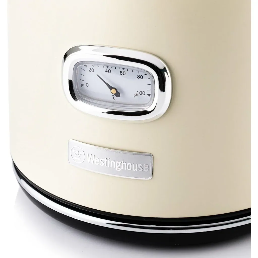 Retro SET - Toaster 4 Scheiben + Wasserkocher 1.7L - Weiß