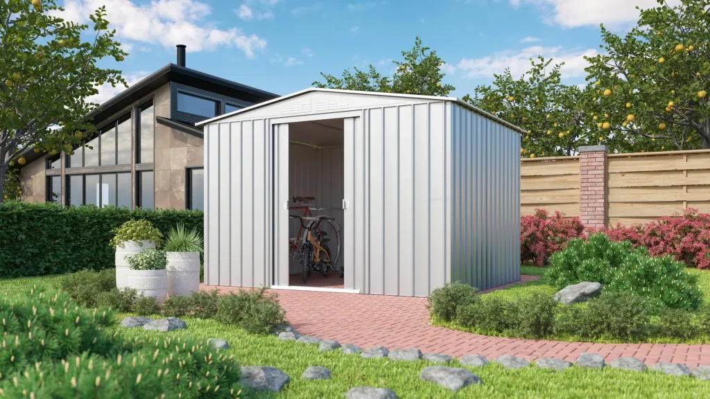 Gerätehaus Gartenmanager Dream 108 H 178, metallic