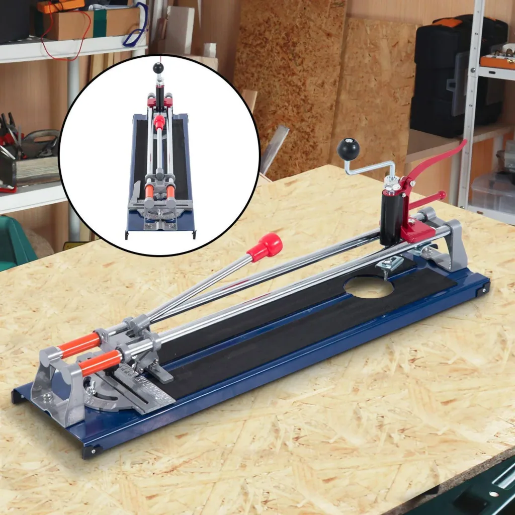 Fliesenschneider 3 in 1 mit Lochbohrvorrichtung Schnittlänge 600mm