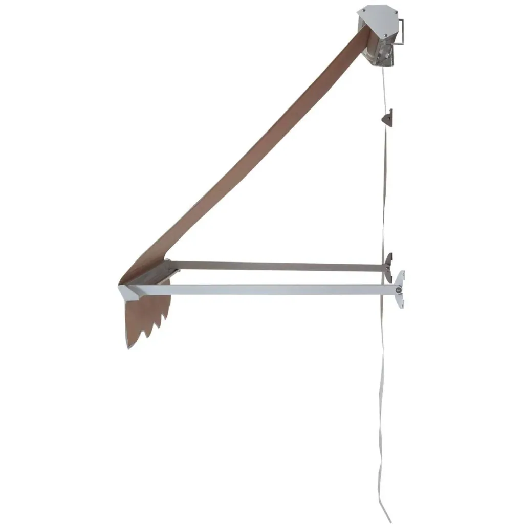 Markise Beige Markise Seilzug 122cm x 70cm