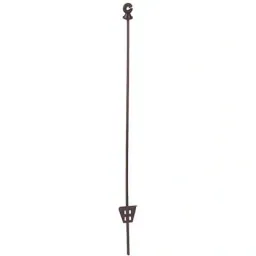 Ovaler Stahlmast mit Ringisolator, 106Cm (10 Stück)